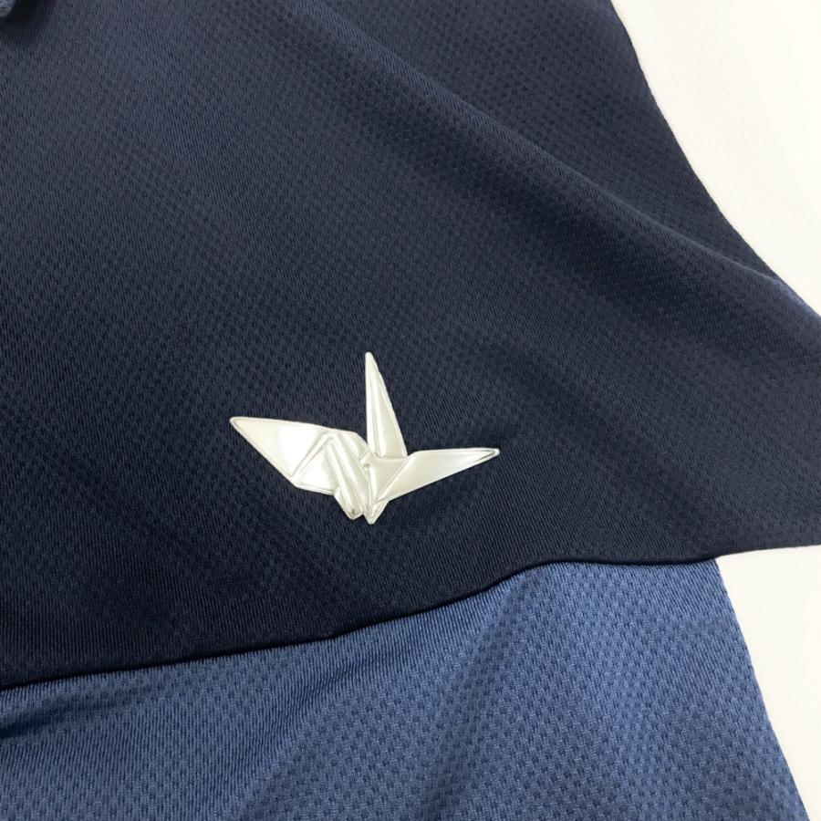 【新品】1PIU1UGUALE3 GOLF GDT002 半袖ポロシャツ デル ピエロ  ネイビー系 3 ゴルフウェア メンズの画像