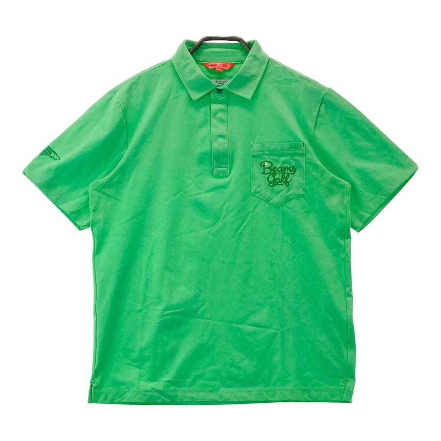 BEAMS GOLF ビームスゴルフ 半袖ポロシャツ グリーン系 M ゴルフウェア 