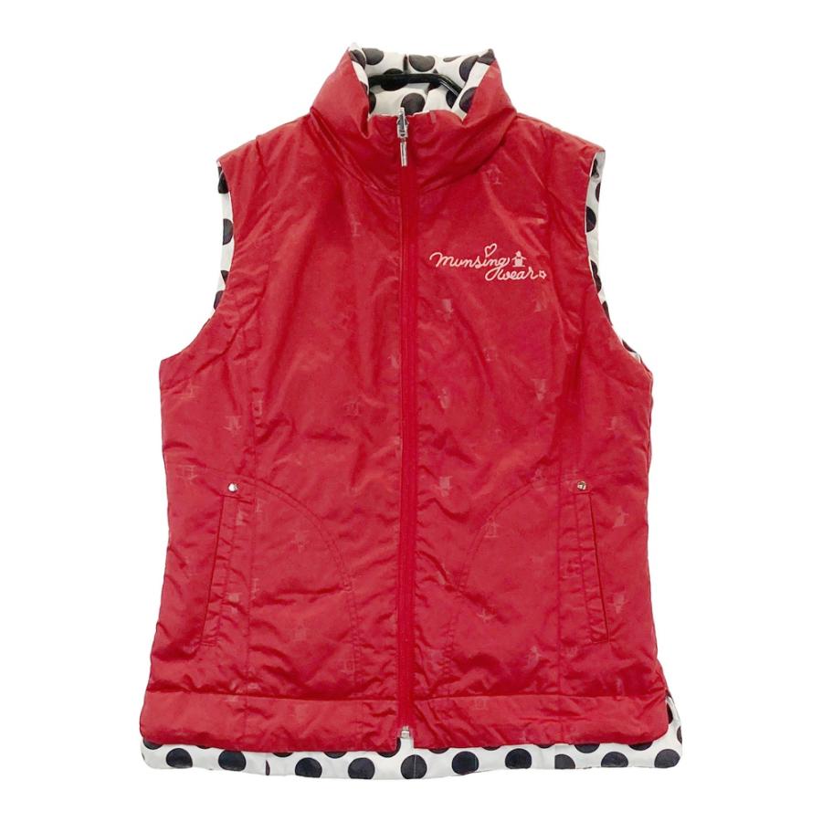 マンシングレディースダウンベスト MUNSING WEAR マンシングウェア リバーシブル ダウンベスト