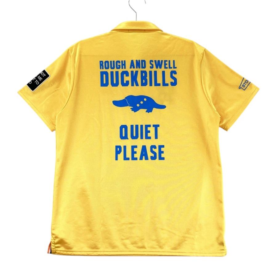 rough＆swell ゴルフ　ウェア　ポロシャツ　イエロー　サイズL rough＆swell ゴルフ ウェア ポロシャツ イエロー サイズL
