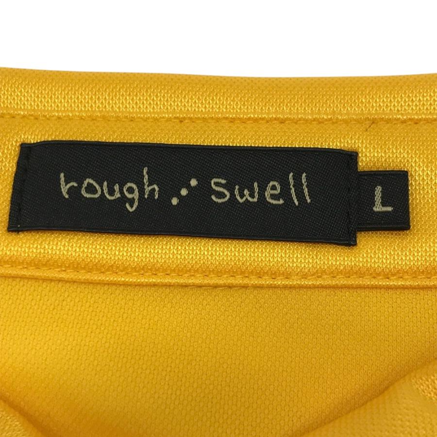 rough＆swell ゴルフ　ウェア　ポロシャツ　イエロー　サイズL ROUGH&SWELL ラフアンドスウェル 半袖ポロシャツ イエロー系 L