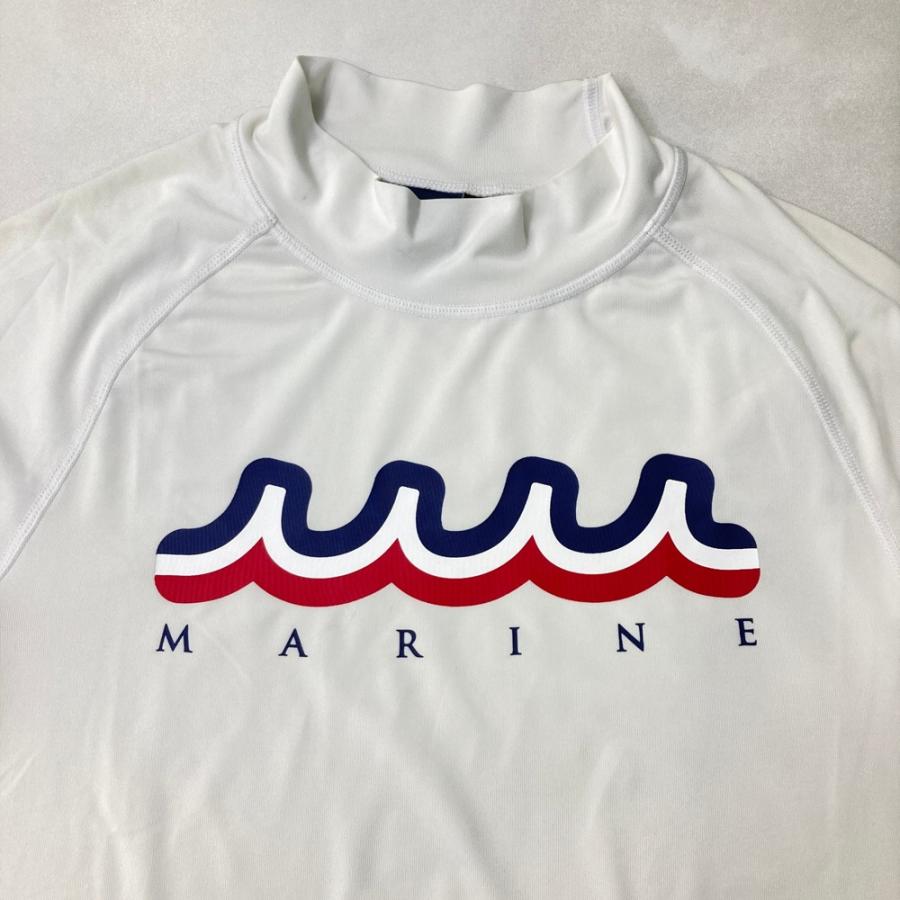 MUTA MARINE ムータマリン ハイネック 長袖Tシャツ ホワイト系 L