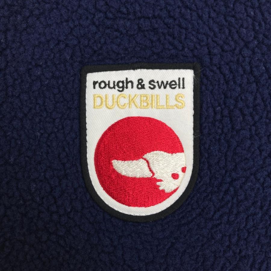 ROUGH&SWELL ラフ＆スウェル リバーシブルベスト XL 赤 灰 ROUGH&SWELL