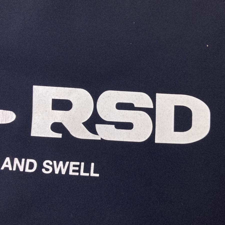 ROUGH & SWELL ラフアンドスウェル　 半袖トレーナーネイビー ROUGH&SWELL ラフアンドスウェル 半袖スウェット ネイビー系 M