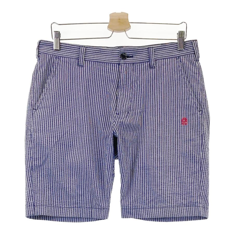 【極美品】ラフアンドスウェル・ゴルフパンツ・ショートパンツ・シアサッカー・刺繍 極美品】ラフアンドスウェル・ゴルフパンツ・ショートパンツ・シア