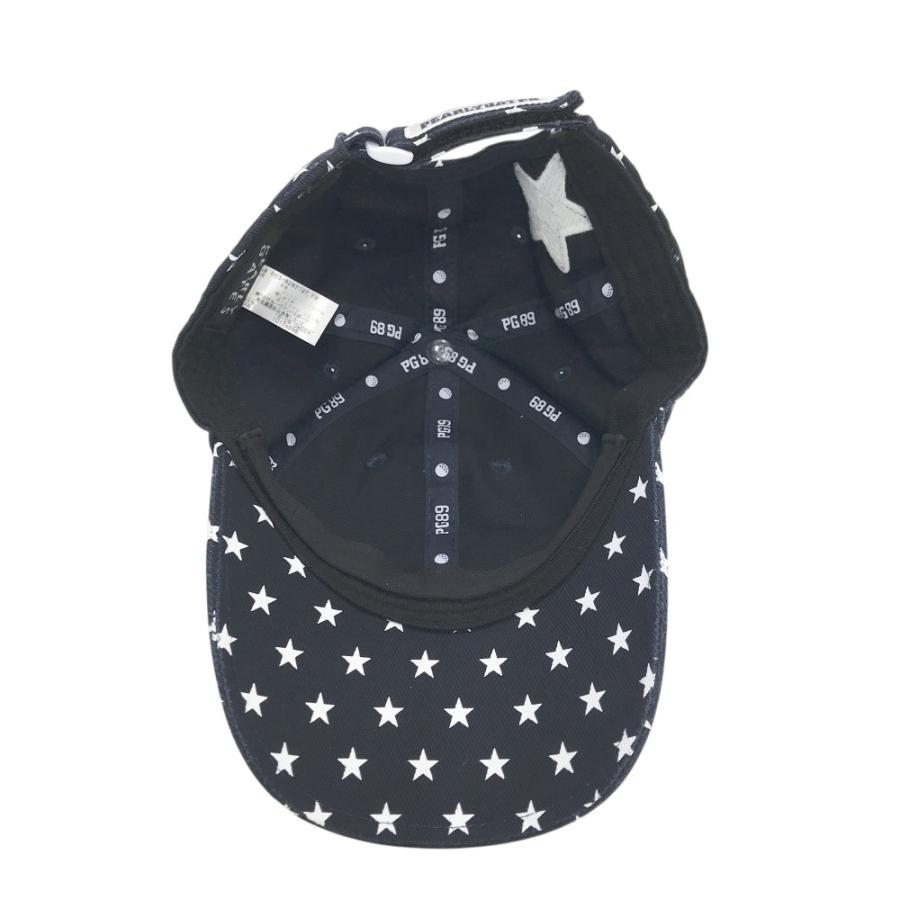 PEARLY GATES 星柄キャップ PEARLY GATES パーリーゲイツ キャップ 星総柄 ネイビー系 FR ゴルフ