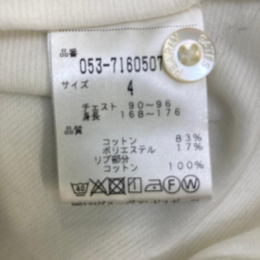 PEARLY GATES パーリーゲイツ 半袖ポロシャツ ホワイト系 4 ゴルフ
