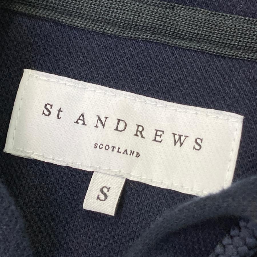 ST ANDREWS セントアンドリュース スウェット ジップパーカー ネイビー