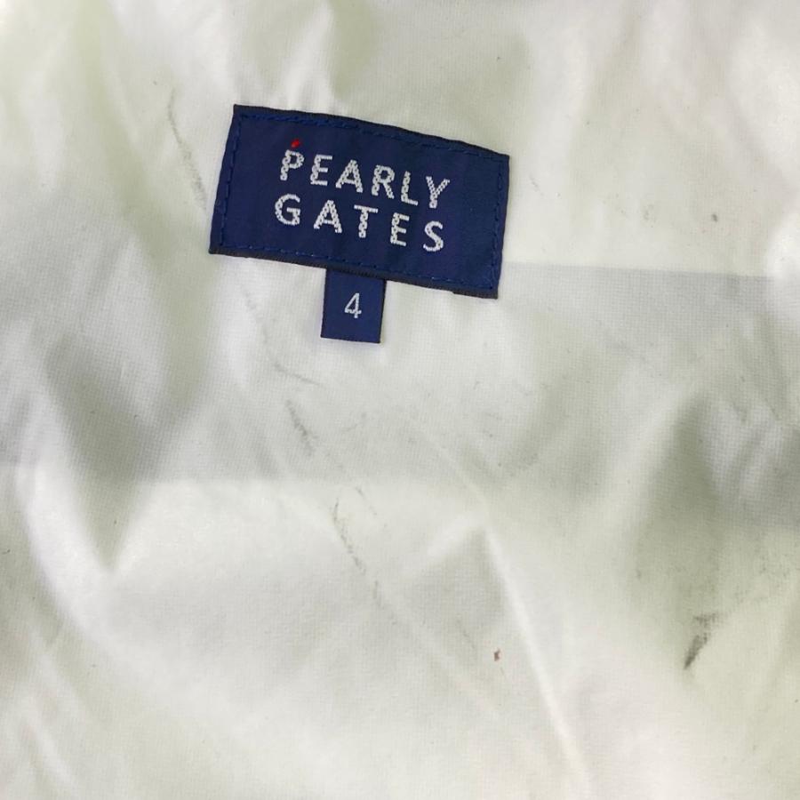パーリーゲイツ ブルゾン 4 ネイビー×ホワイト PEARLY GATES パーリーゲイツ ジップパーカー ネイビー×白 25周年