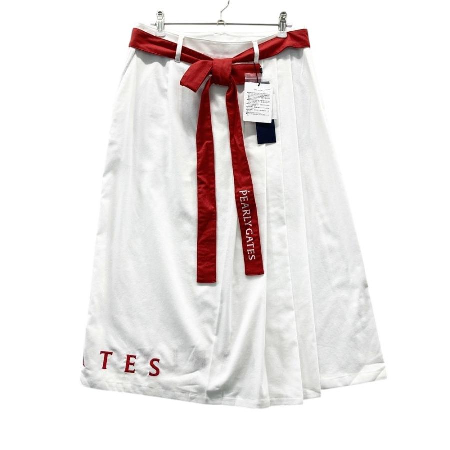 新品】PEARLY GATES パーリーゲイツ 055-2134312 プリーツ切替 ミドル  