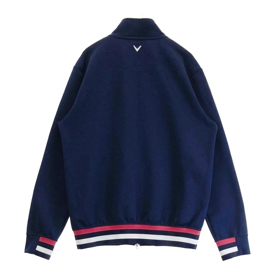 ☆美品☆Callaway キャロウェイ　レース　ジャケット　ダークネイビー　L CALLAWAY キャロウェイ ジップジャケット ネイビー系 L ゴルフ