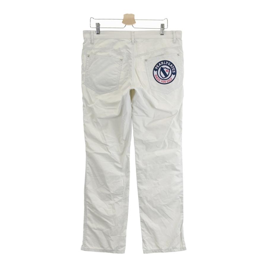 パーリーゲイツ　ボトム　ゴルフウェア　ホワイト　6 PEARLY GATES パーリーゲイツ ストレッチパンツ ホワイト系 6