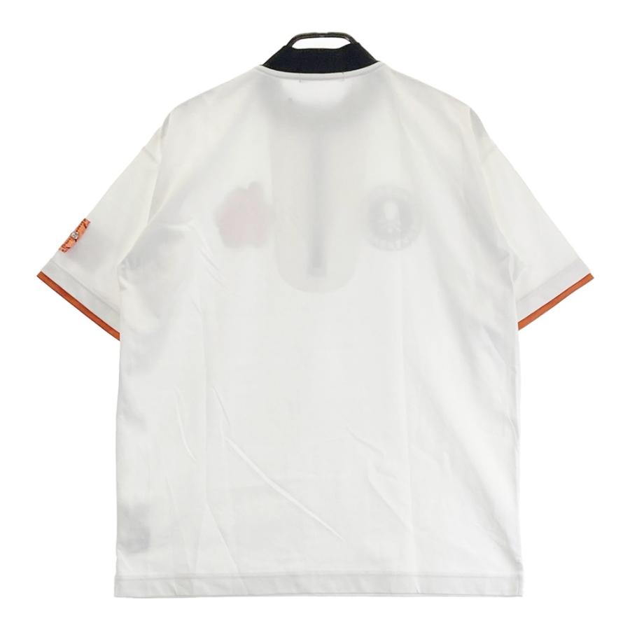 MARK&LONA マークアンドロナ ハーフジップ 半袖Tシャツ ホワイト