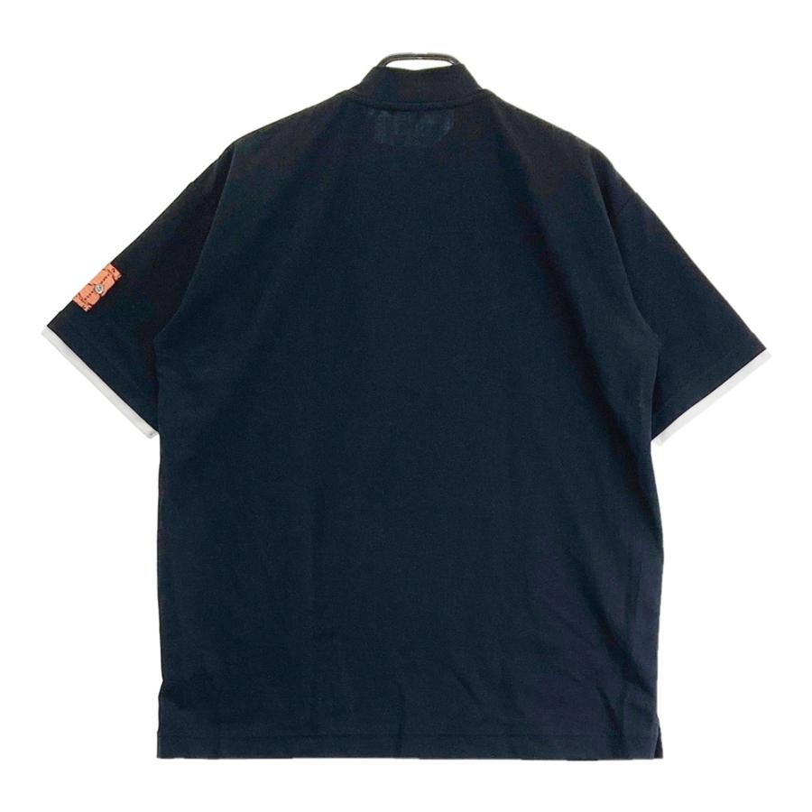 MARK&LONA ゴルフウェア ハーフジップ 半袖シャツ 【M】ブラック MARK&LONA ゴルフウェア ハーフジップ 半袖シャツ 【M】ブラック