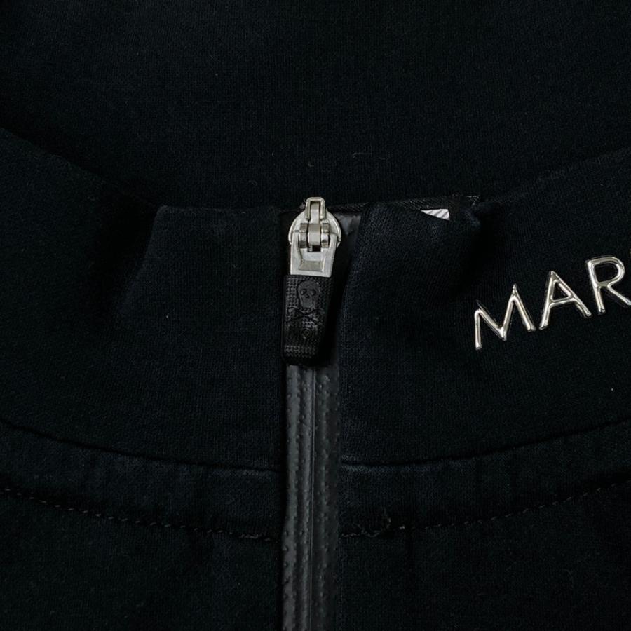 MARK&LONA マークアンドロナ ハーフジップ 半袖Tシャツ ブラック