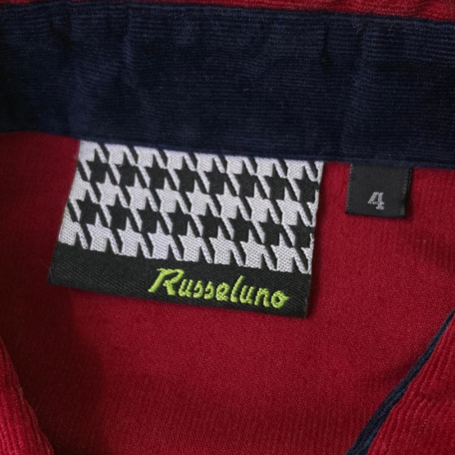 RUSSELUNO ラッセルノ 長袖シャツ コーデュロイ レッド系 4