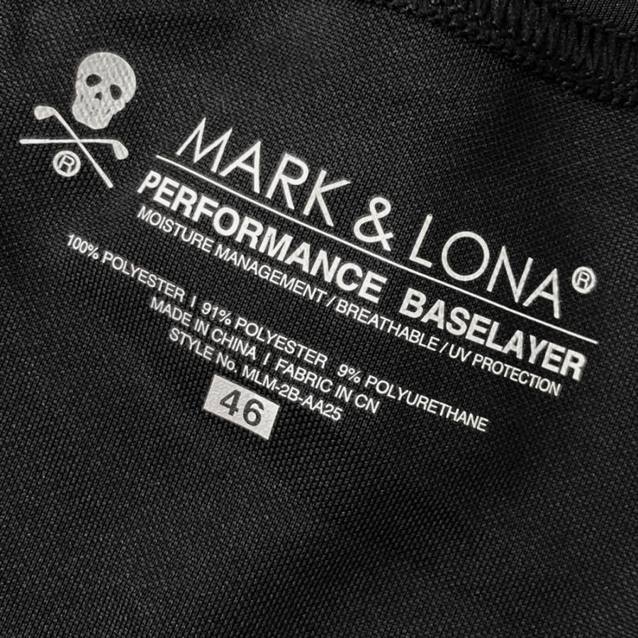 MARK&LONA マークアンドロナ 半袖Tシャツ スカル ブラック系 46 ゴルフ