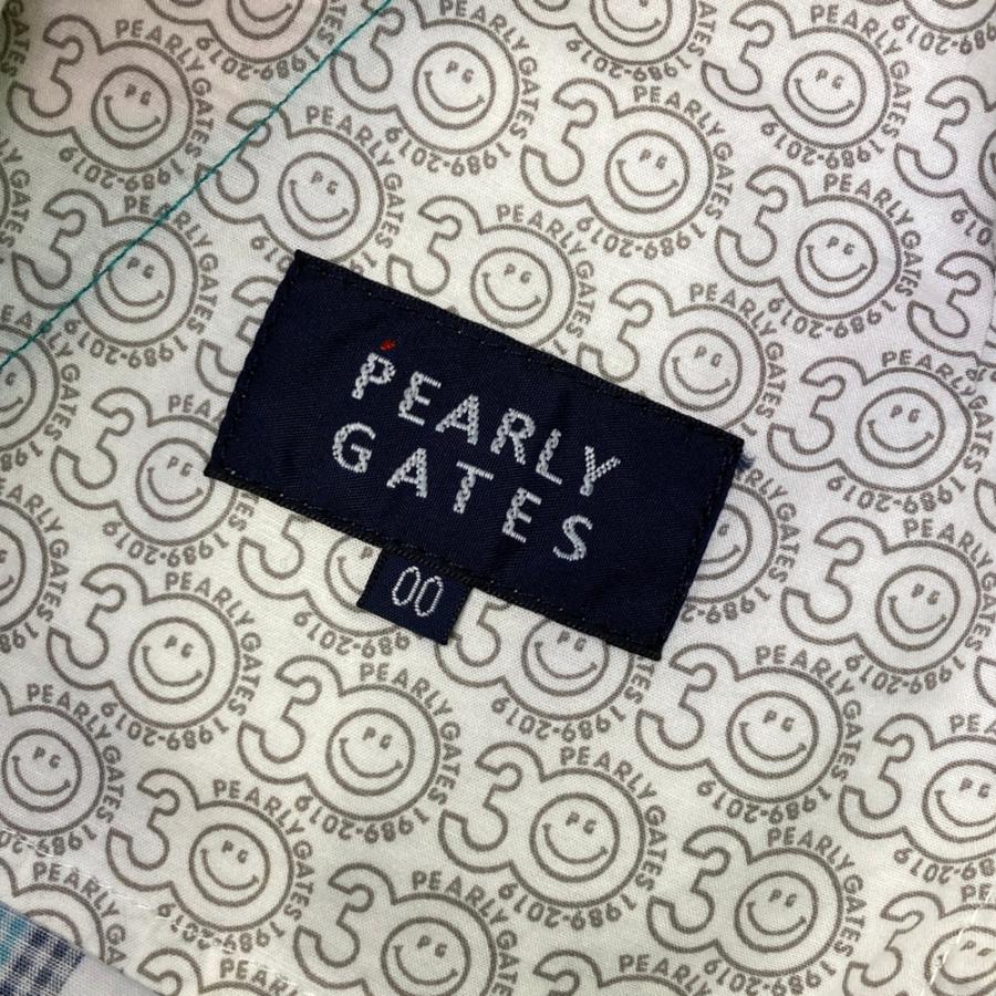 美品】PEARLY GATES パーリーゲイツ ストレッチパンツ 総柄 グリーン系