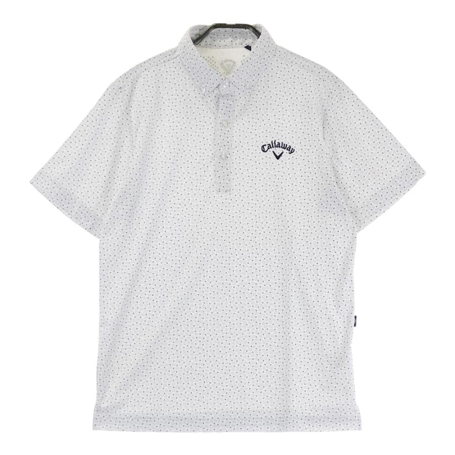 クラブハウスキャロウェイコラボ白半袖ポロシャツ クラブハウスキャロウェイコラボ白半袖ポロシャツ