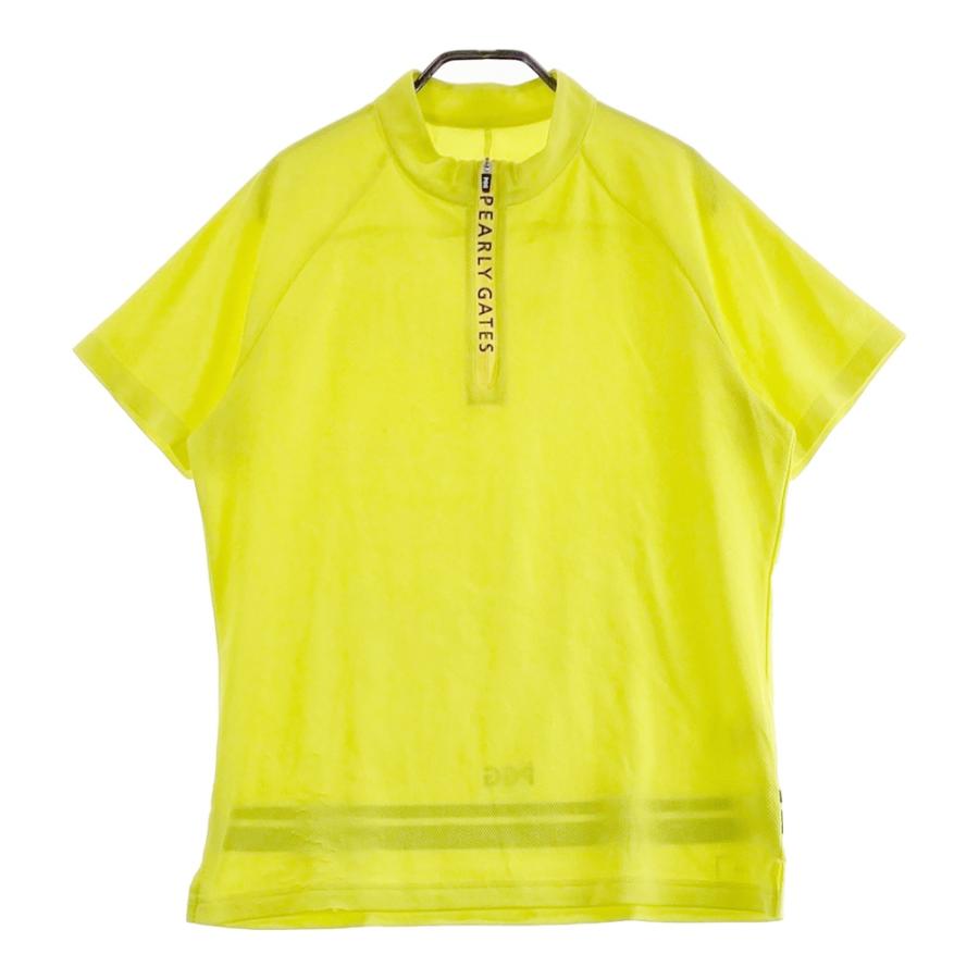 PEARLY GATES ノースリーブポロシャツ 0 イエロー PGG PEARLY GATES