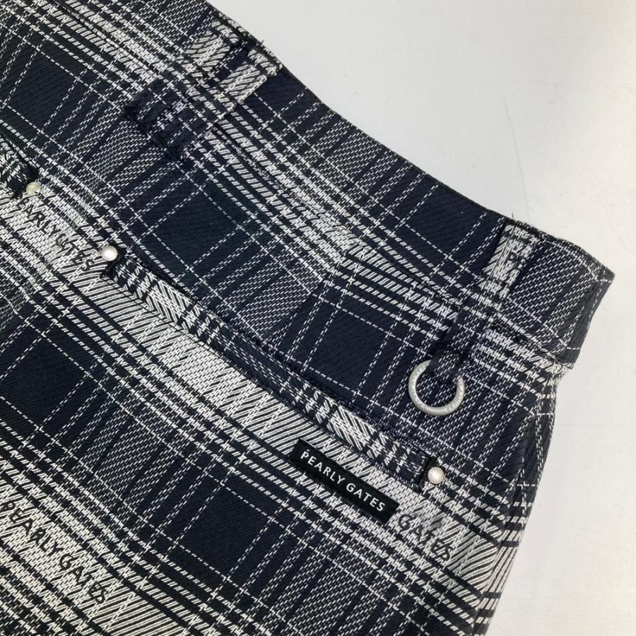 【新品タグ付き】パーリーゲイツ　ゴルフウェア　ストレッチスカート　裾プリーツ☆ PEARLY GATES パーリーゲイツ 裾プリーツ ストレッチスカート チェック