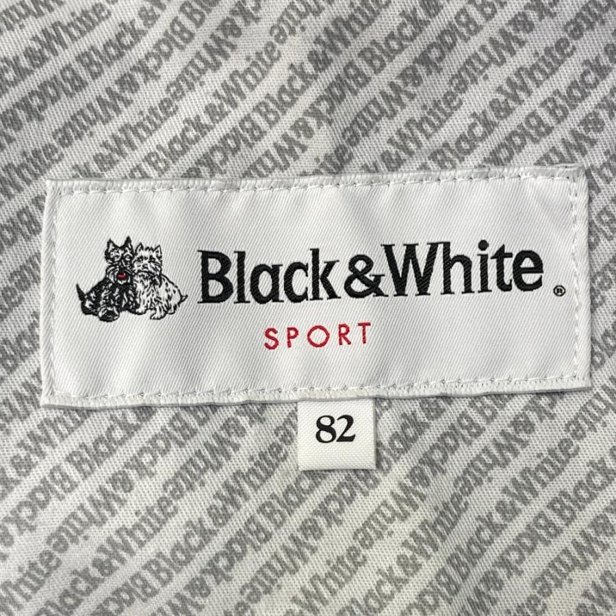 BLACK&WHITE ブラックアンドホワイト ストレッチパンツ 千鳥格子 
