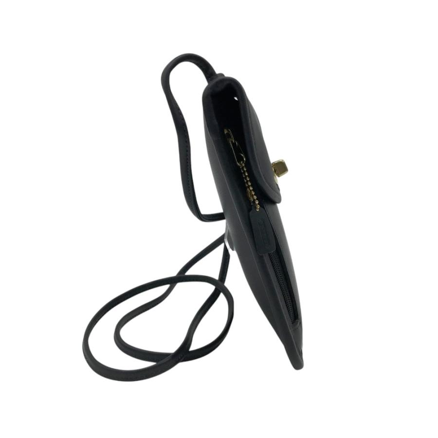 オールド　コーチ　レザー　ターンロック　ショルダーバッグ　黒　ブラック OLD COACH ターンロックショルダーバッグ オールドコーチ 黒