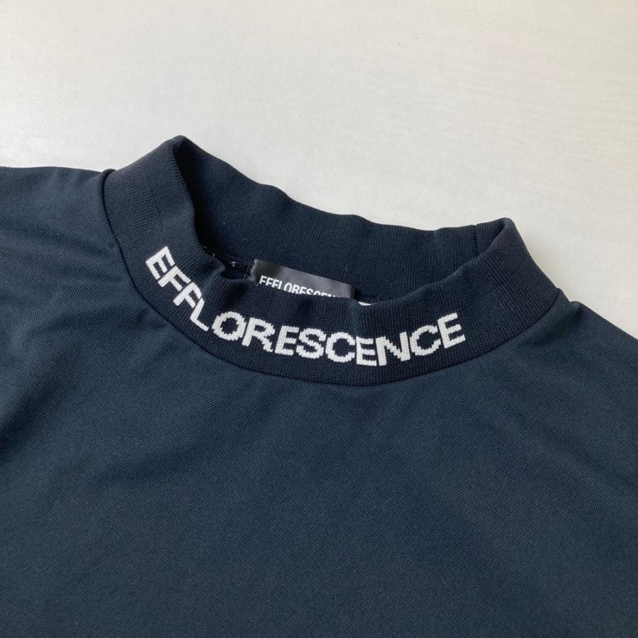 EFFLORESCENCE エフロレッセンス モックネック半袖Tシャツ ブラック系