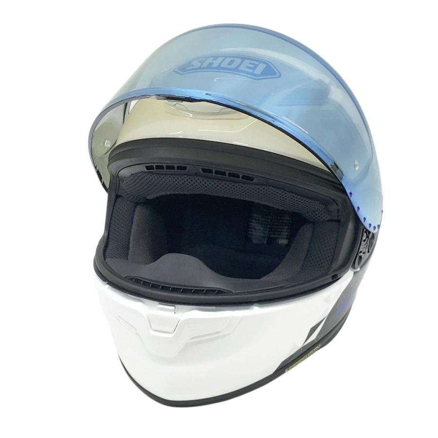 SHOEI フルフェイスヘルメット ホワイト/ブルー SHOEI ショウエイ Z-8 ORIGAMI フルフェイスヘルメット ホワイト系 M
