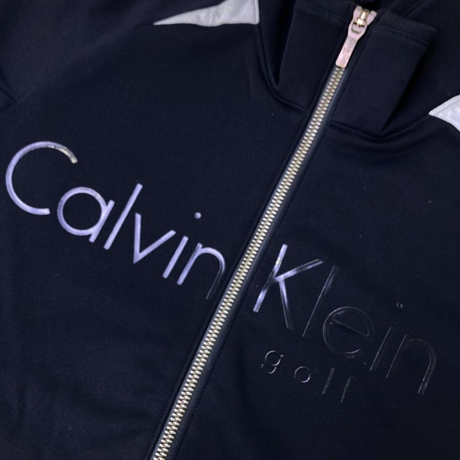 【新品未使用】カルバンクライン ゴルフウエア フルジップジャケット M Calvin klein golf カルバンクラインゴルフ 裏起毛ジップジャケット