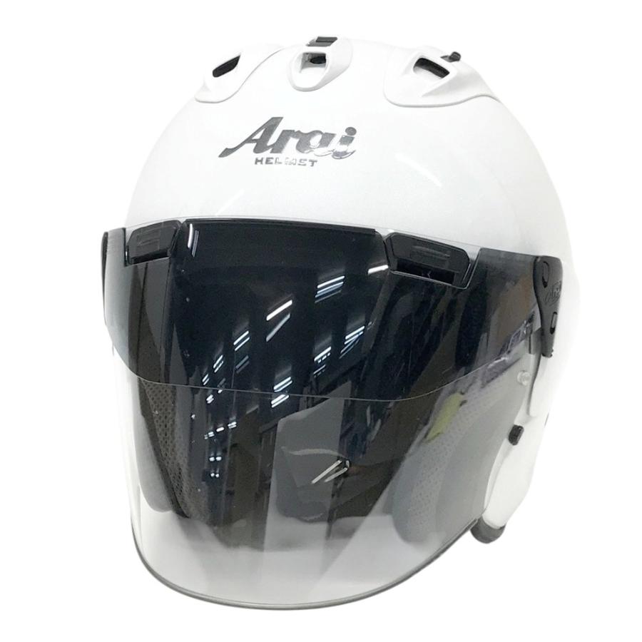 オマケ多数Arai VZ-RAM PLUS グラスホワイトMサイズ57〜58cm