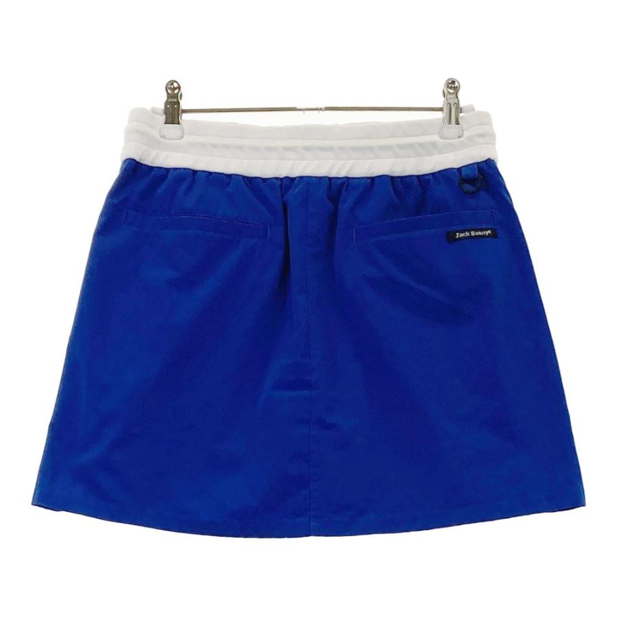 ブルー スカート 1サイズM ジャックバニー レディース ゴルフウェア 新品 JACK BUNNY ジャックバニー インナー付スカート ブルー系 1