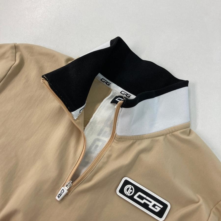 新品タグ付き CPG GOLF シーピージーゴルフ 半袖ハーフジップシャツ 3