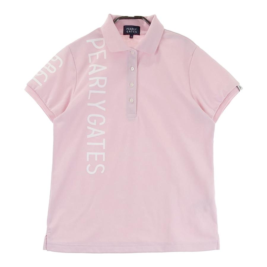 【美品】パーリーゲイツ　レディース　ポロシャツ　2024春夏 PEARLY GATES パーリーゲイツ 2024年モデル 半袖ポロシャツ