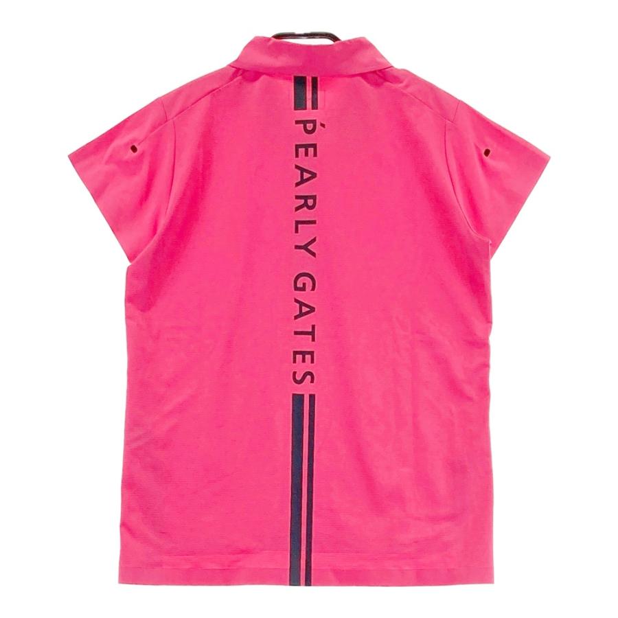 パーリーゲイツ　PGG レディース 半袖ポロシャツ　size0 速乾　ピンク PGG PEARLY GATES パーリーゲイツ 半袖ポロシャツ ピンク系 0