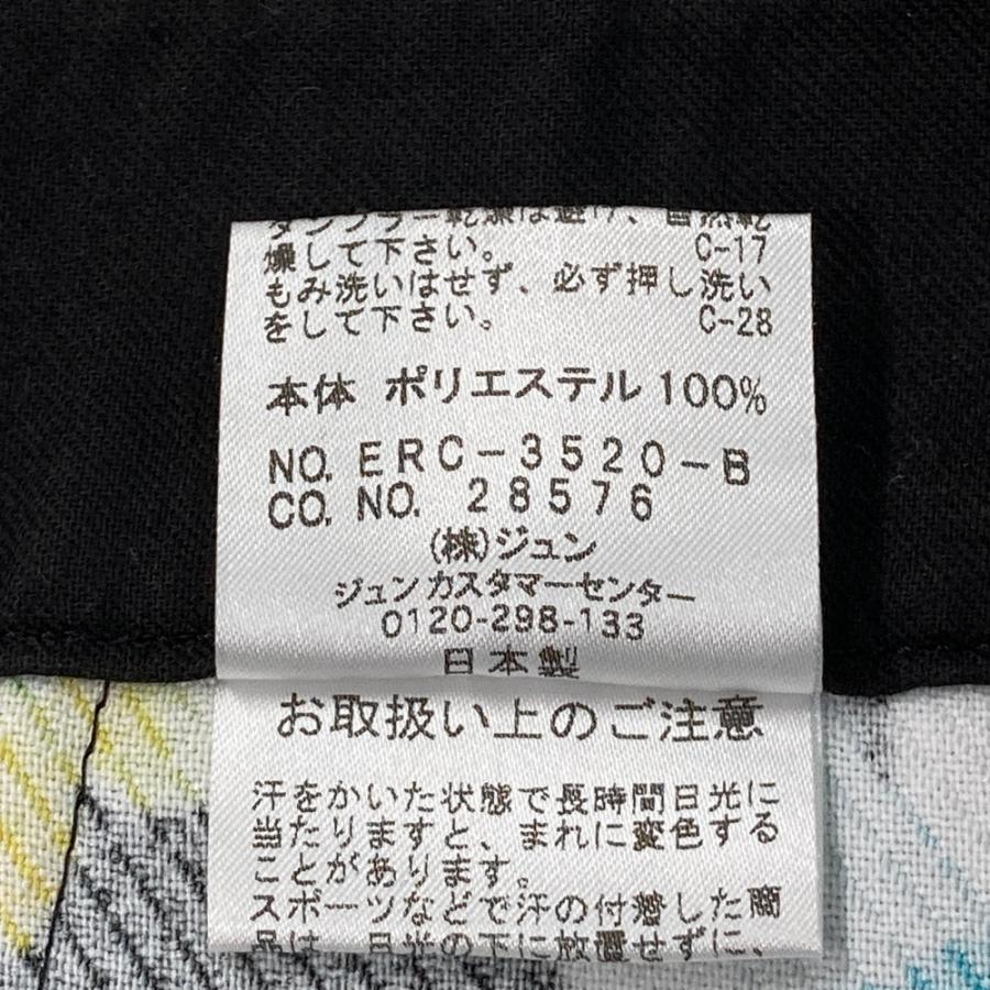 JUN&ROPE ジュン アンド ロペ スカート 花柄 ブラック系 M ゴルフ