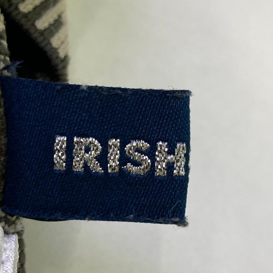 IRISHMAN アイリッシュマン ニットパーカー 総柄 ベージュ系 L ゴルフ