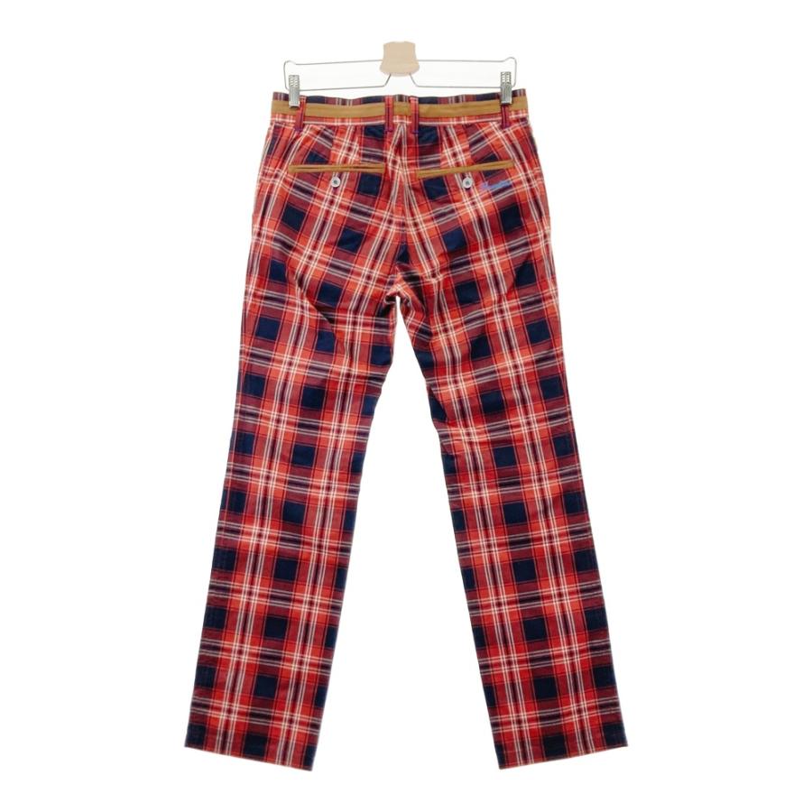 新品】RUSSELUNO ラッセルノ ロングパンツ スパンコール チェック柄