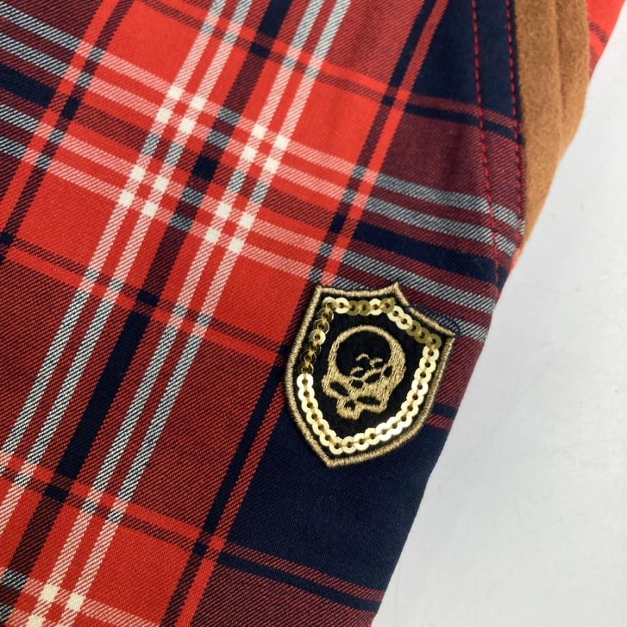 新品】RUSSELUNO ラッセルノ ロングパンツ スパンコール チェック柄