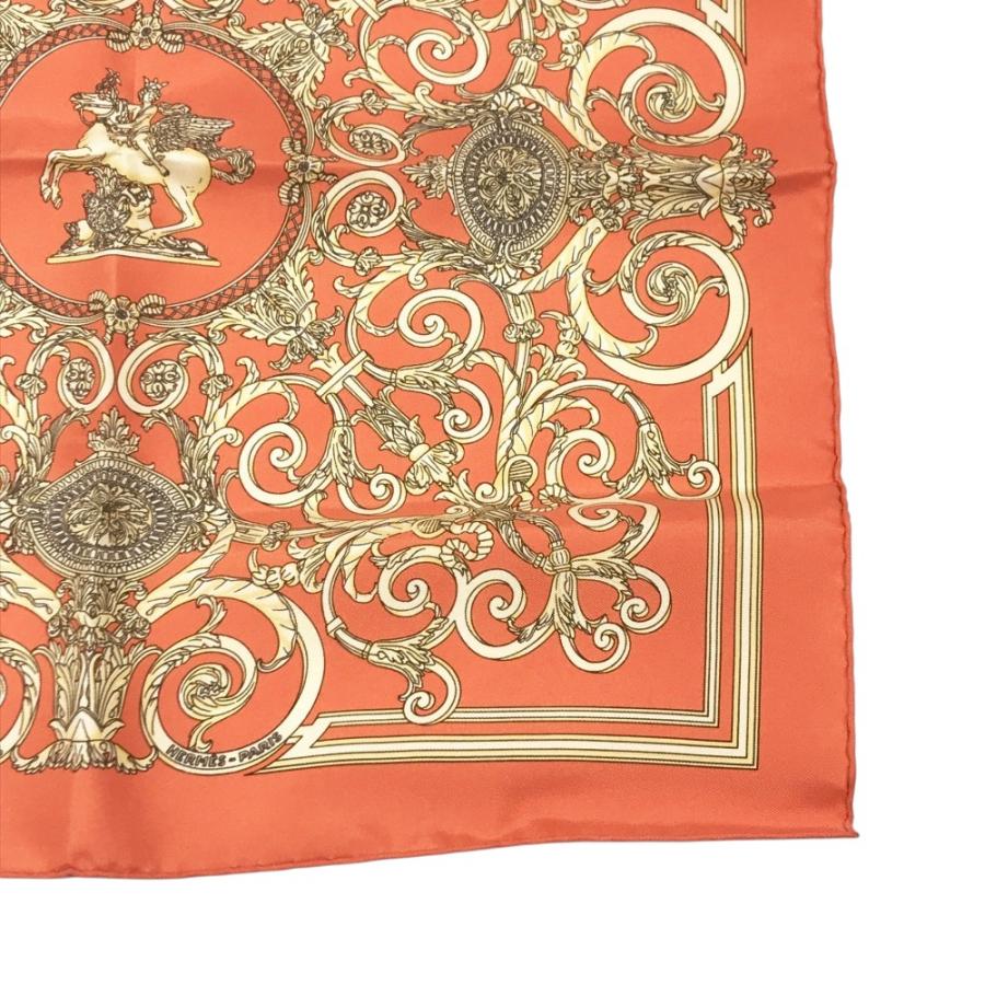 HERMES カレ40 LES TUILERIES スカーフ 良好◇HERMES エルメス
