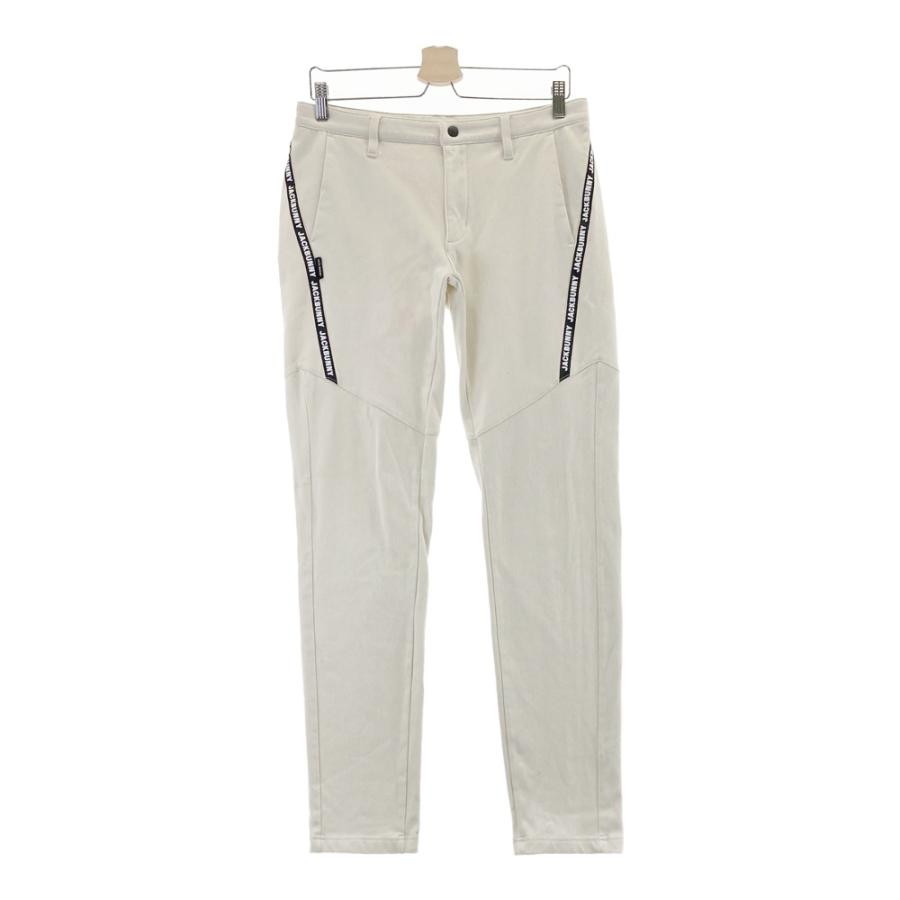 Jack Bunny!! レディースロングパンツ サイドストライプ ホワイト Jack Bunny!! レディースロングパンツ サイドストライプ