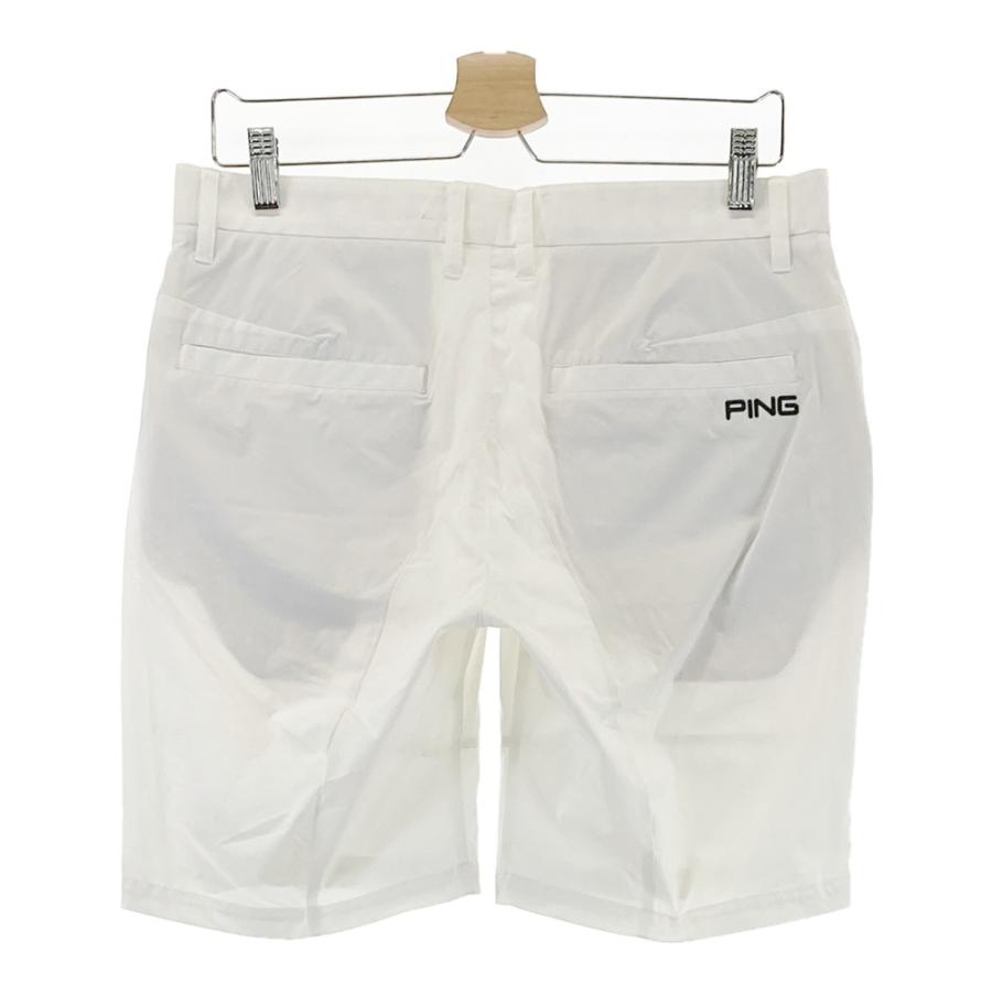 ピン ゴルフウェア ストレッチ ハーフパンツ ショートパンツ 白 LL⁠ PING（ピン） ストレッチハーフパンツ ホワイト系 M ゴルフウェア