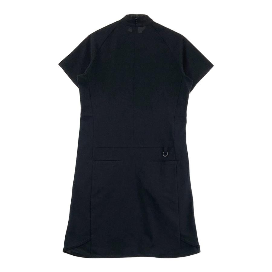 MUNSING WEAR マンシングウェア ハイネック 半袖ワンピース ブラック系