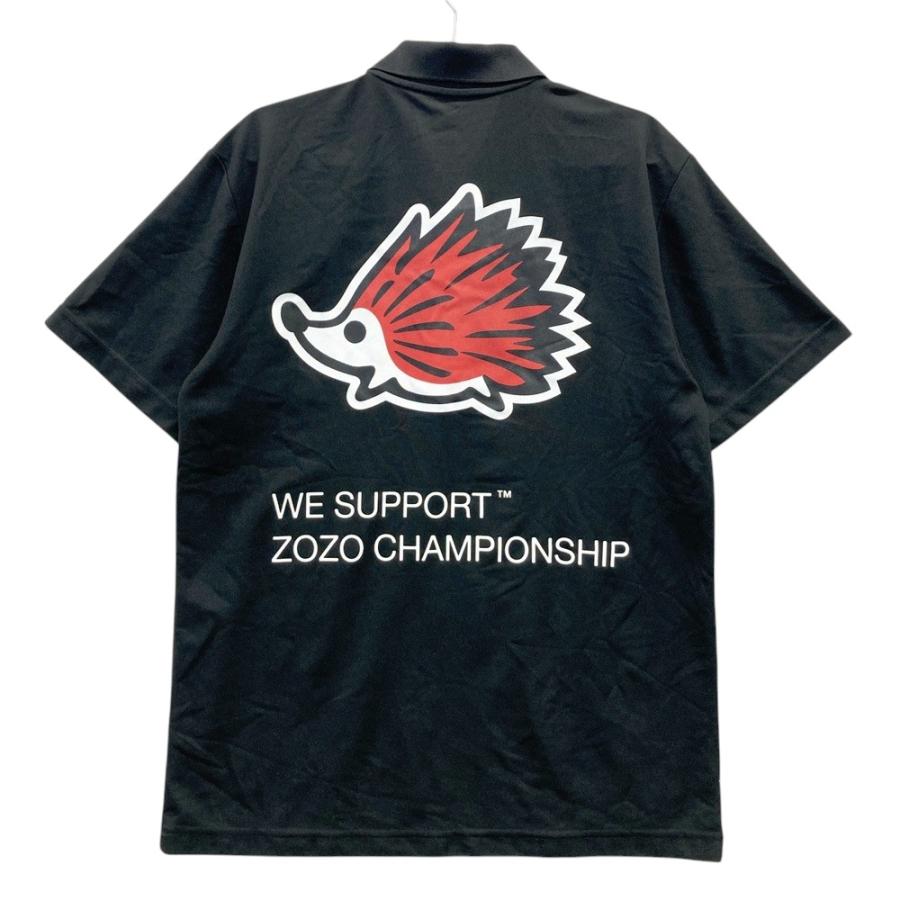 CLUBHAUS × ZOZO CHAMPIONSHIP ポロシャツ 黒 CLUBHAUS クラブハウス ×ZOZO CHAMPIONSHIP 半袖ポロシャツ