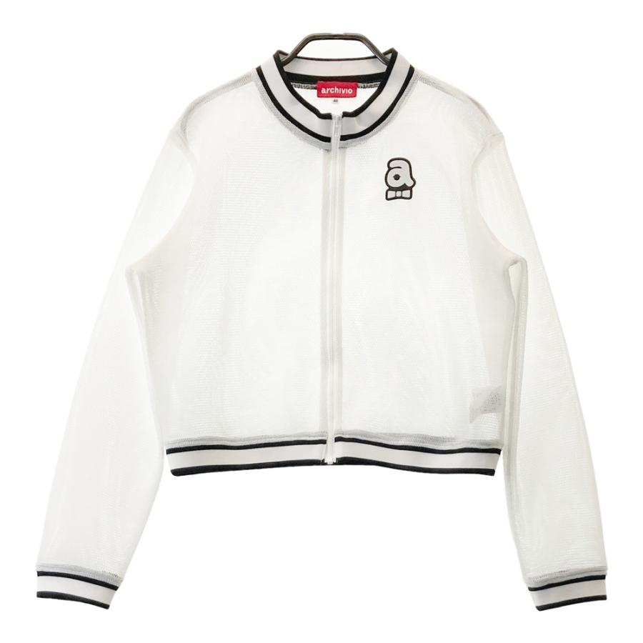 新品未使用　タグ付き　archivio アルチビオ メッシュ 白ジャケット ARCHIVIO アルチビオ 2023年モデル メッシュ ジップジャケット