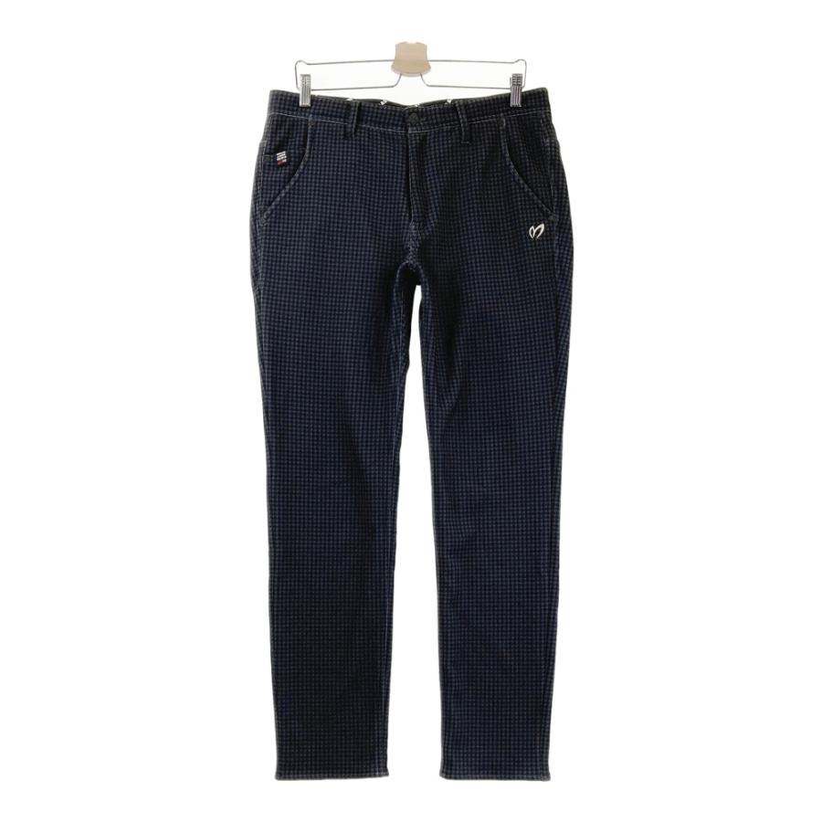 MASTER BUNNY EDITION 千鳥柄 裏起毛ストレッチパンツ LL MASTER BUNNY