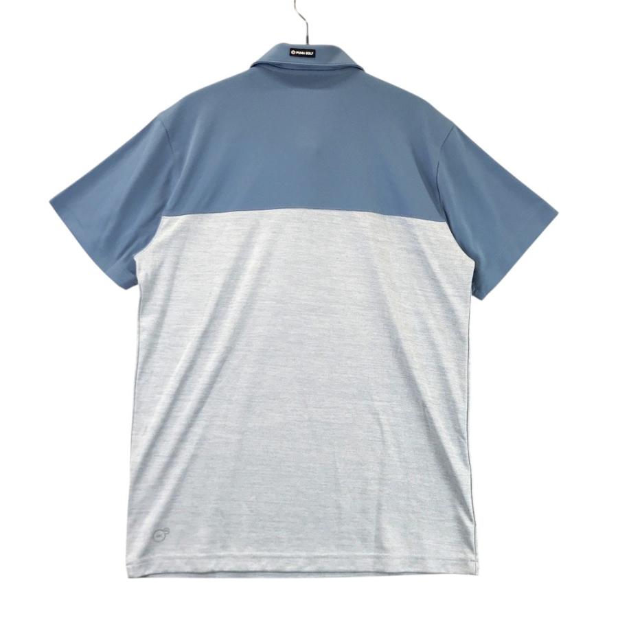 PUMA（プーマ） PUMA GOLF プーマゴルフ 半袖ポロシャツ ブルー系 L