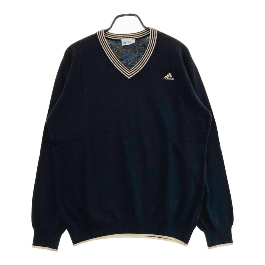 ADIDAS GOLF アディダスゴルフ N55780 ニットセーター ブラック系 O