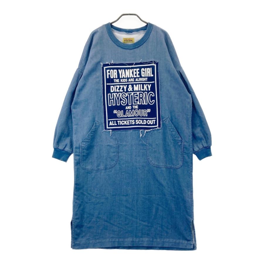 ヒステリックグラマー　ヒスガールスウェットワンピース　黒 ヒステリックグラマー ヒスガールスウェットワンピース 黒 ワンピース