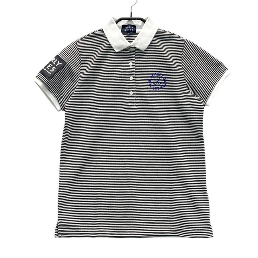 PEARLY GATES パーリーゲイツ 2023年モデル 半袖ポロシャツ ボーダー柄